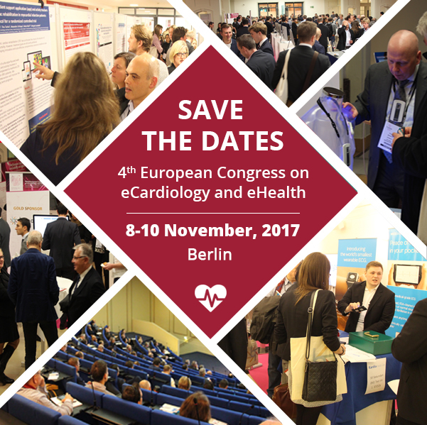 SAVE THE DATES - 4th European Congress on eCardiology and eHealth, 8-10 November 2017, Berlin
